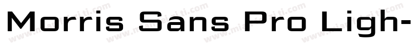 Morris Sans Pro Ligh字体转换